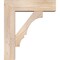 Ekena Millwork Balboa Block Smooth Bracket w/ Offset Brace, Douglas Fir, 7 1/2"W x 26"D x 30"H BKT0806X26X30BOA05SDF - alternate 2